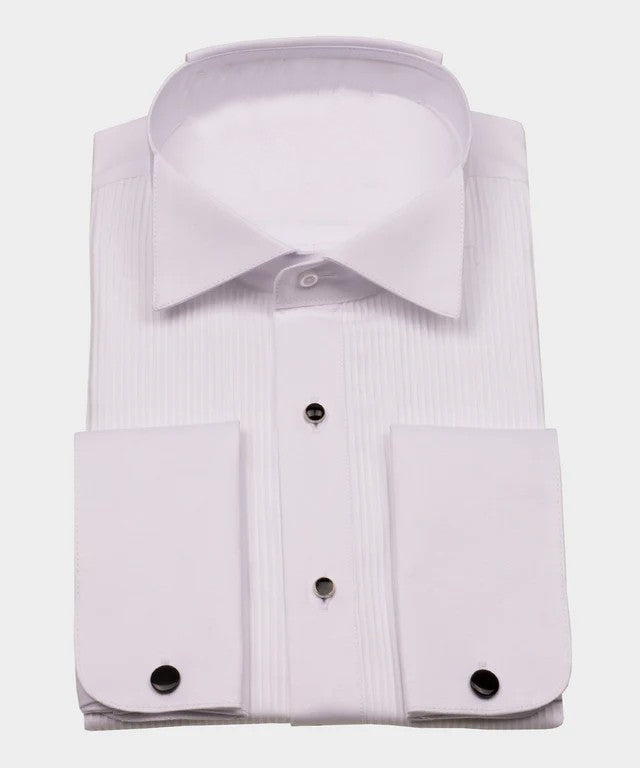 White pink Tuxedo Shirt