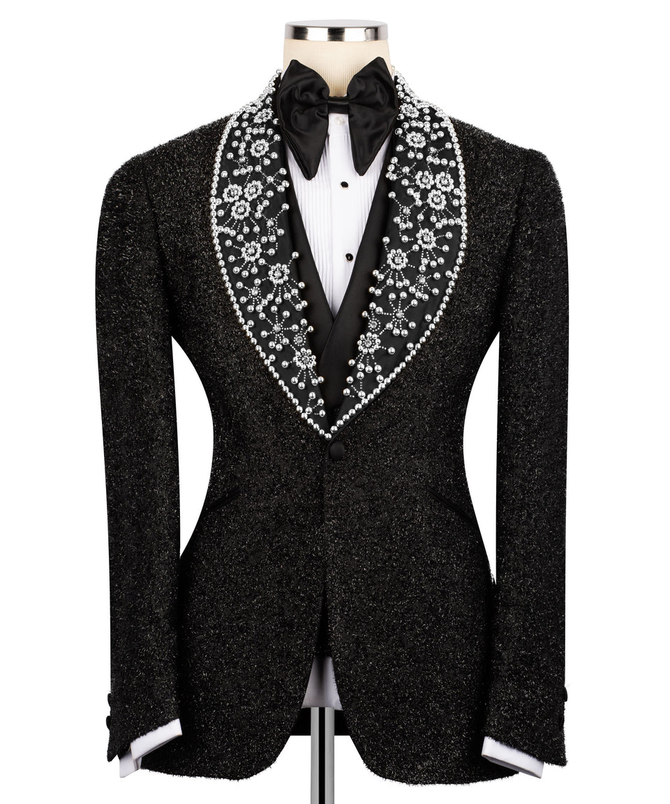 Anthracite Black Beaded Tuxedo