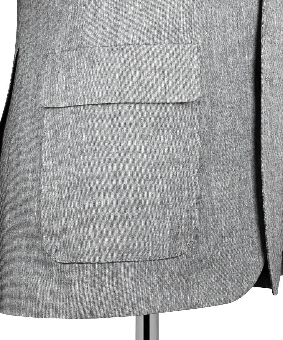 Classic Gray Linen Blazer for Men – Sophisticated & Summer-Ready