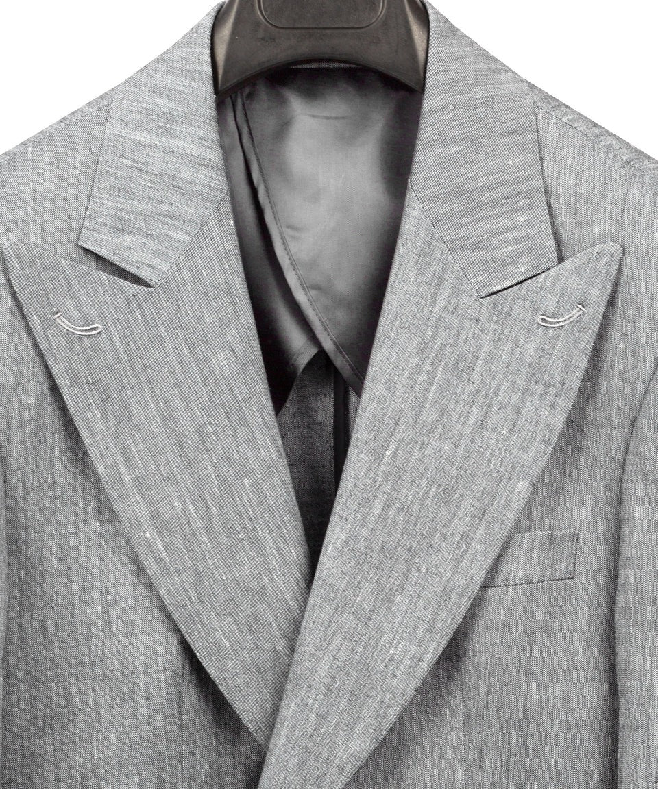 Classic Gray Linen Blazer for Men – Sophisticated & Summer-Ready