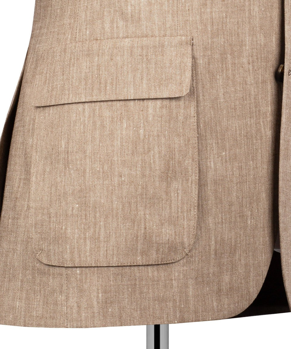 Classic Sand Linen Blazer for Men – Lightweight & Tailored Elegance