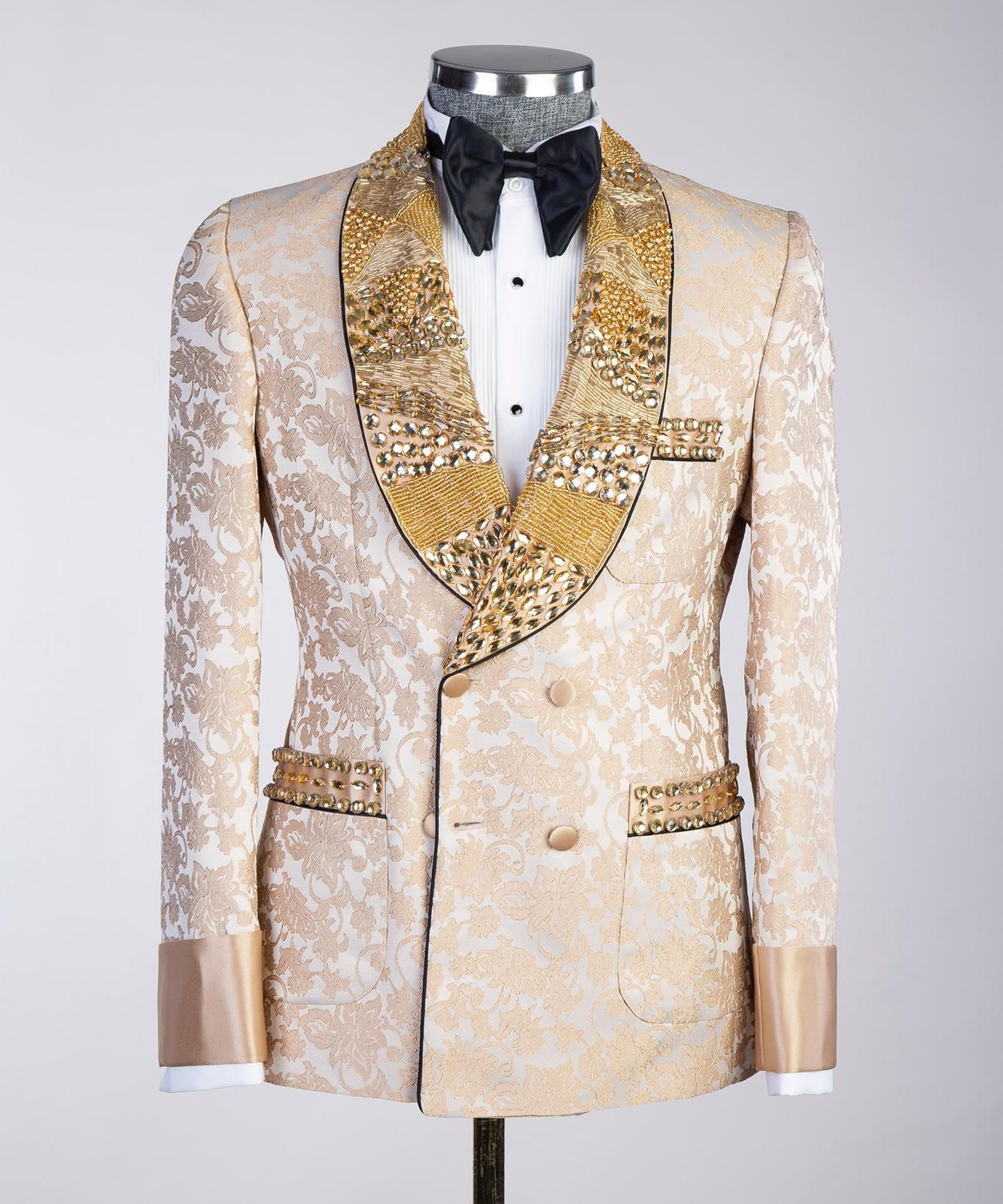 Imperial Gold Embellished Tuxedo