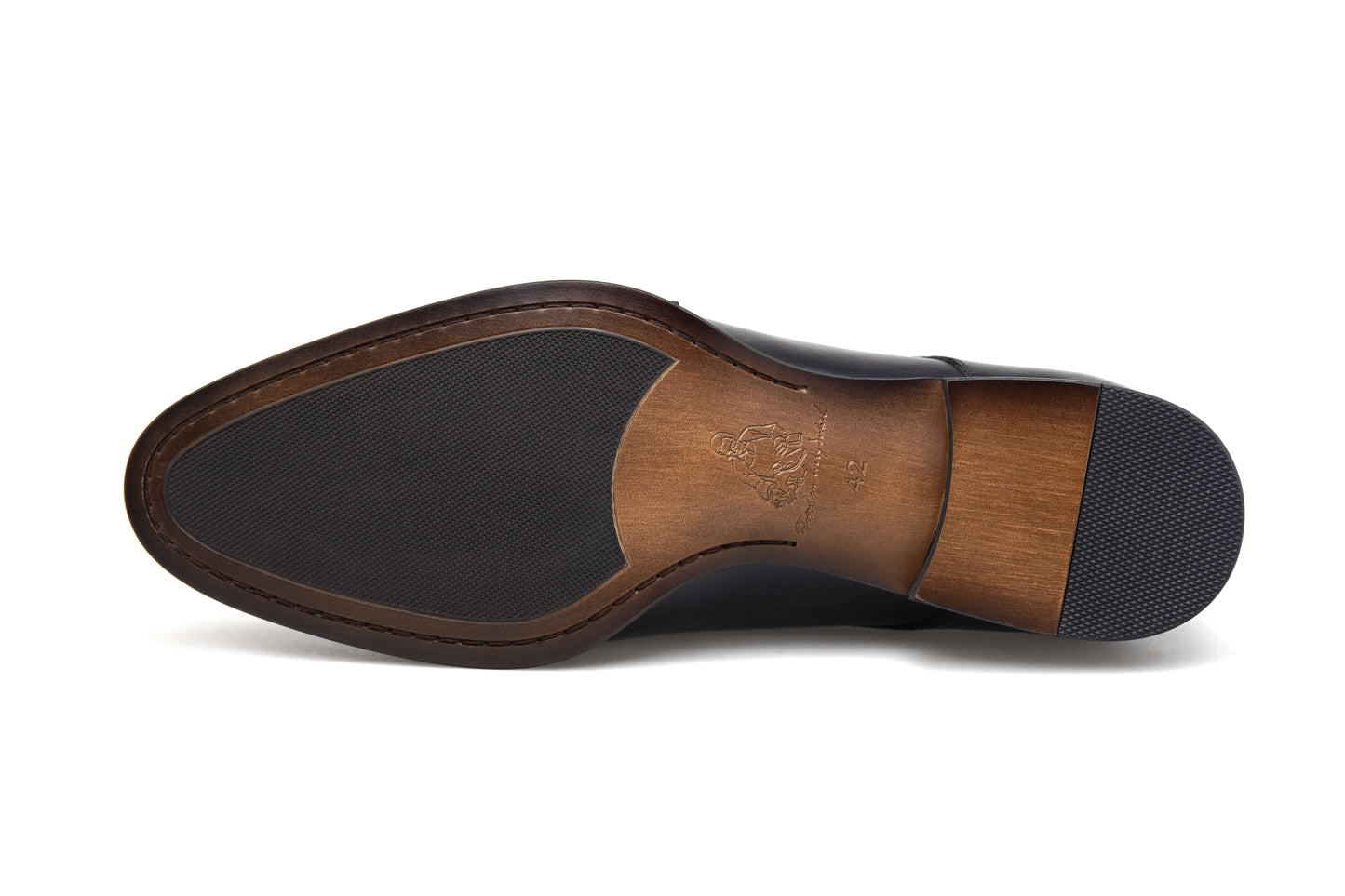 Regal Double Monk Black Shoes