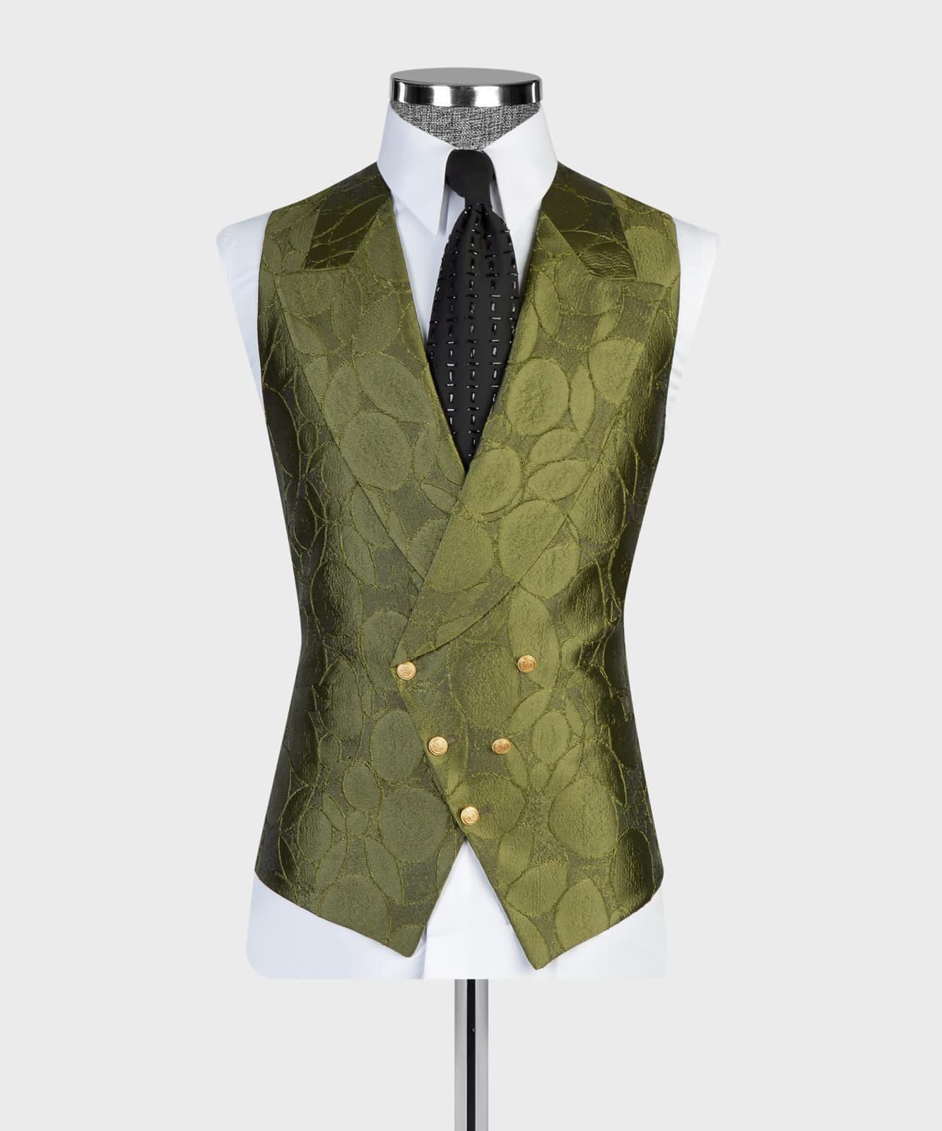 Regal Verde Luxe Tuxedo Vest