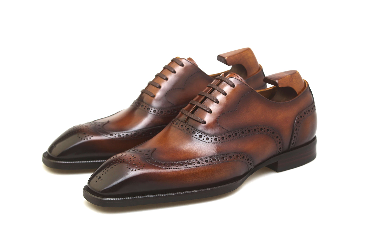 Regent Wingtip Brown Shoes