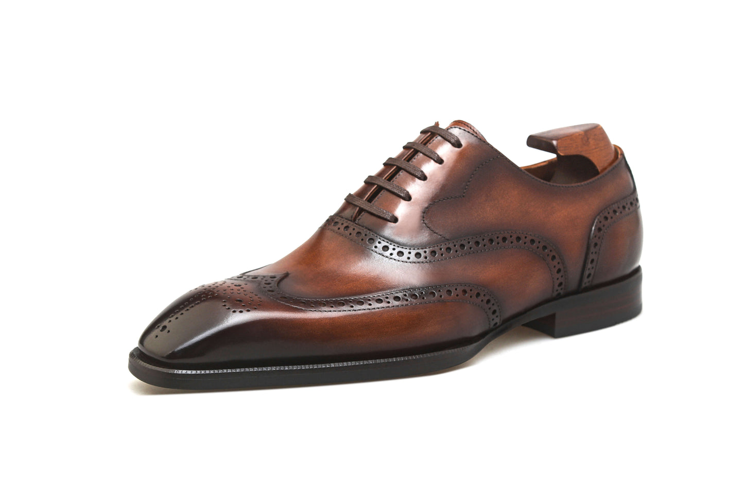 Regent Wingtip Brown Shoes