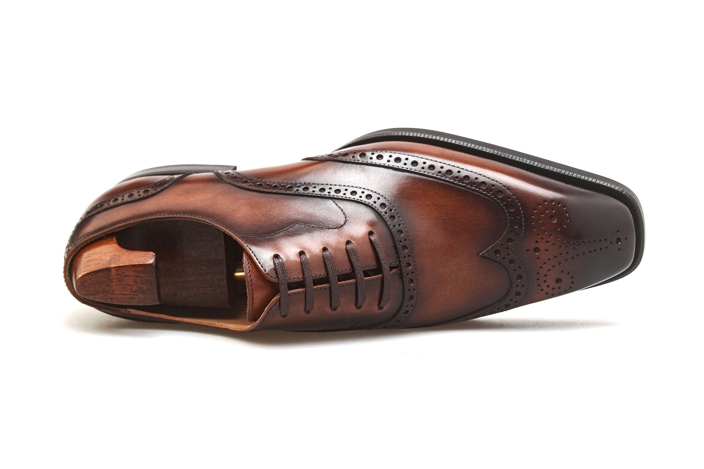 Regent Wingtip Brown Shoes