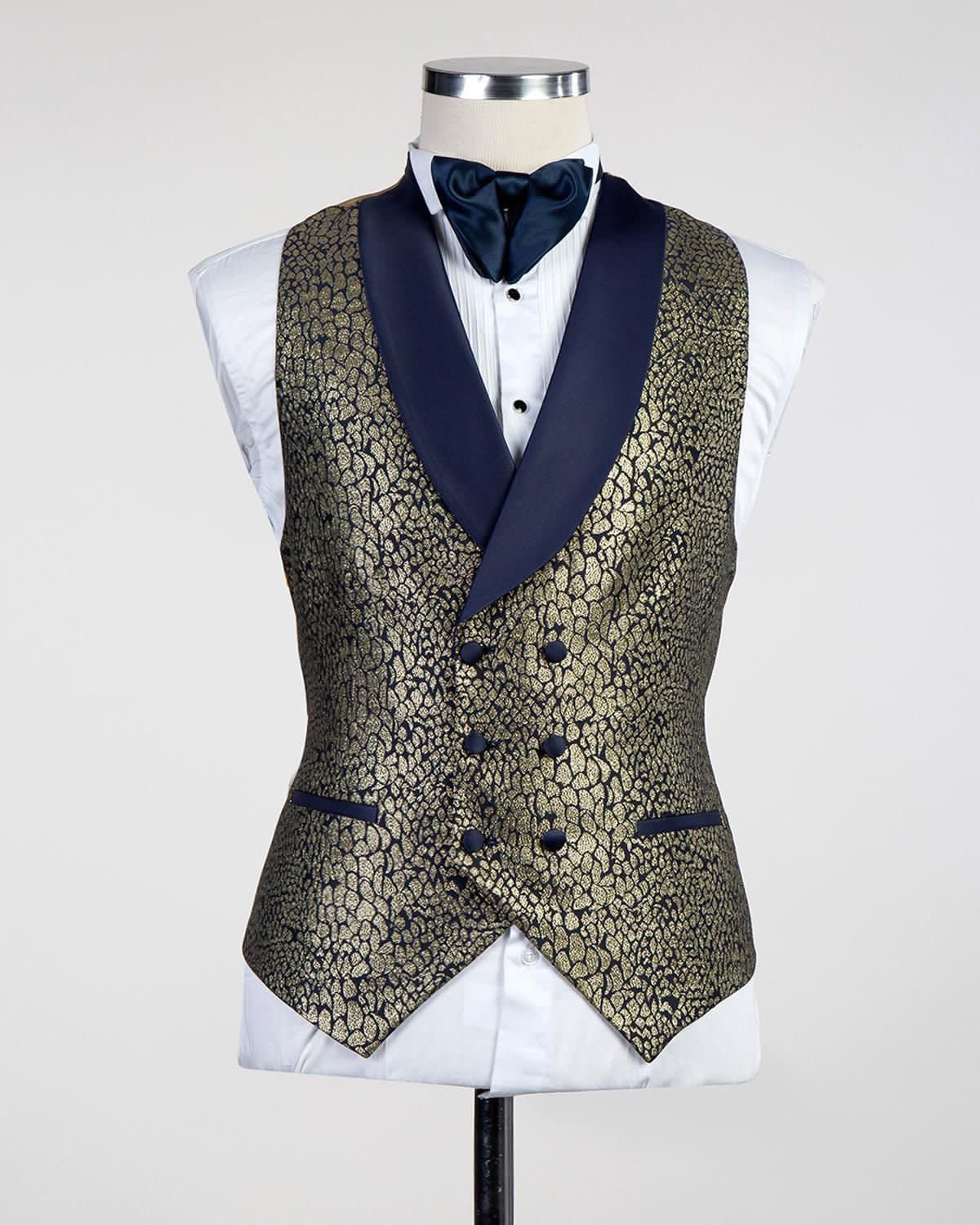 The Midnight Monarch Tuxedo Vest