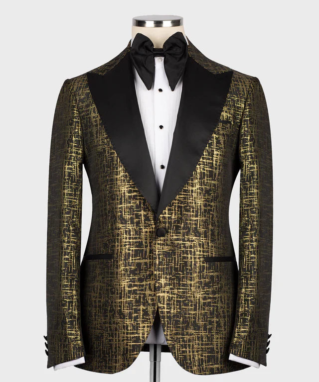 Golden Scratch-Texture Tuxedo