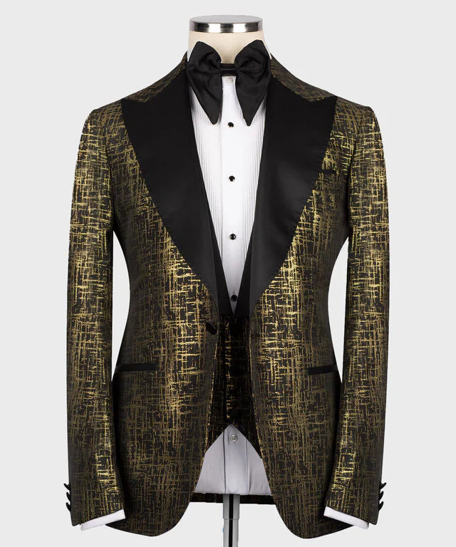 Golden Scratch-Texture Tuxedo
