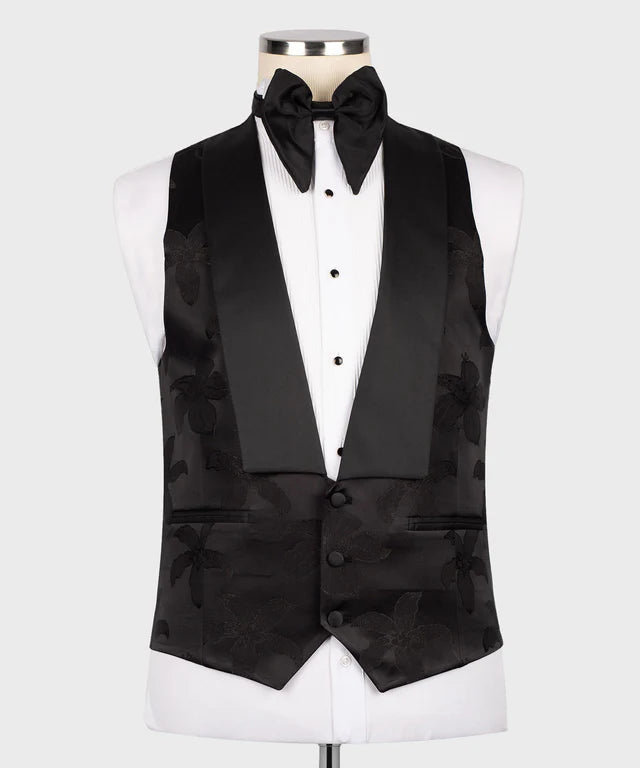 Black Pointed Collar Tuxedo