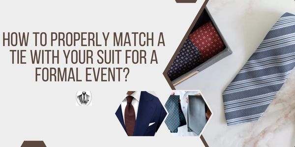 How to Properly Match a Tie with Your Suit for a Formal Event?