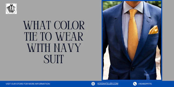 What Color Tie To Wear With Navy Suit | Koss Atelier