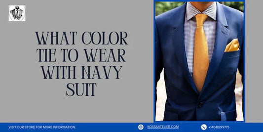 What Color Tie To Wear With Navy Suit | Koss Atelier