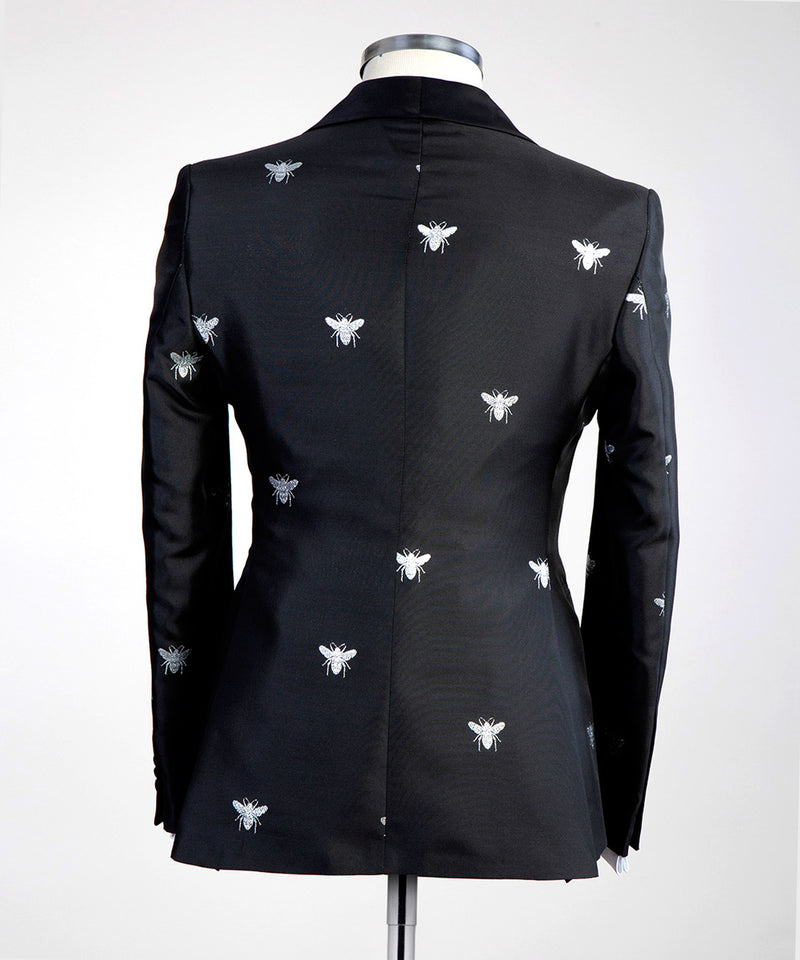 Black and Silver Bee Tuxedo