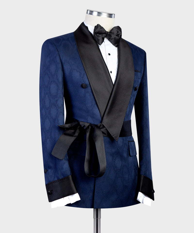 Blue Belted Tuxedo