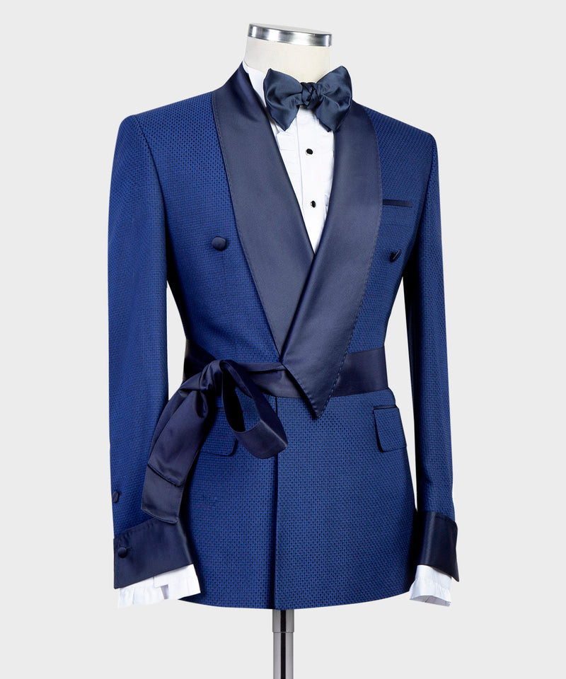 Blue Belted Tuxedo