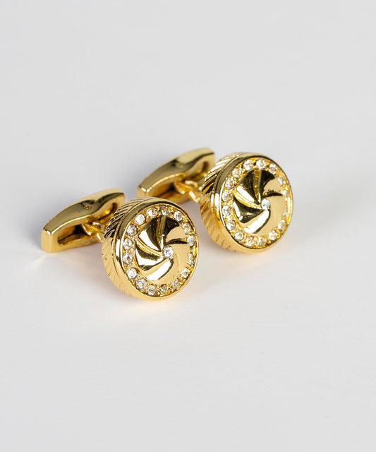 Golden Cufflink