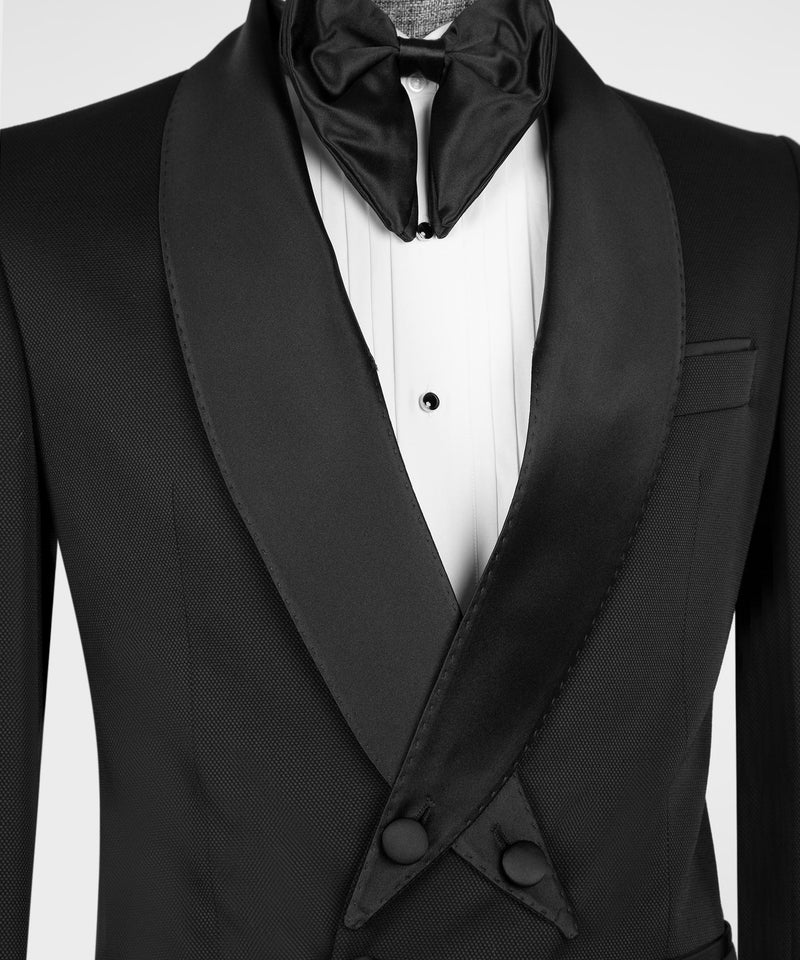 Black Cross Collar Tuxedo