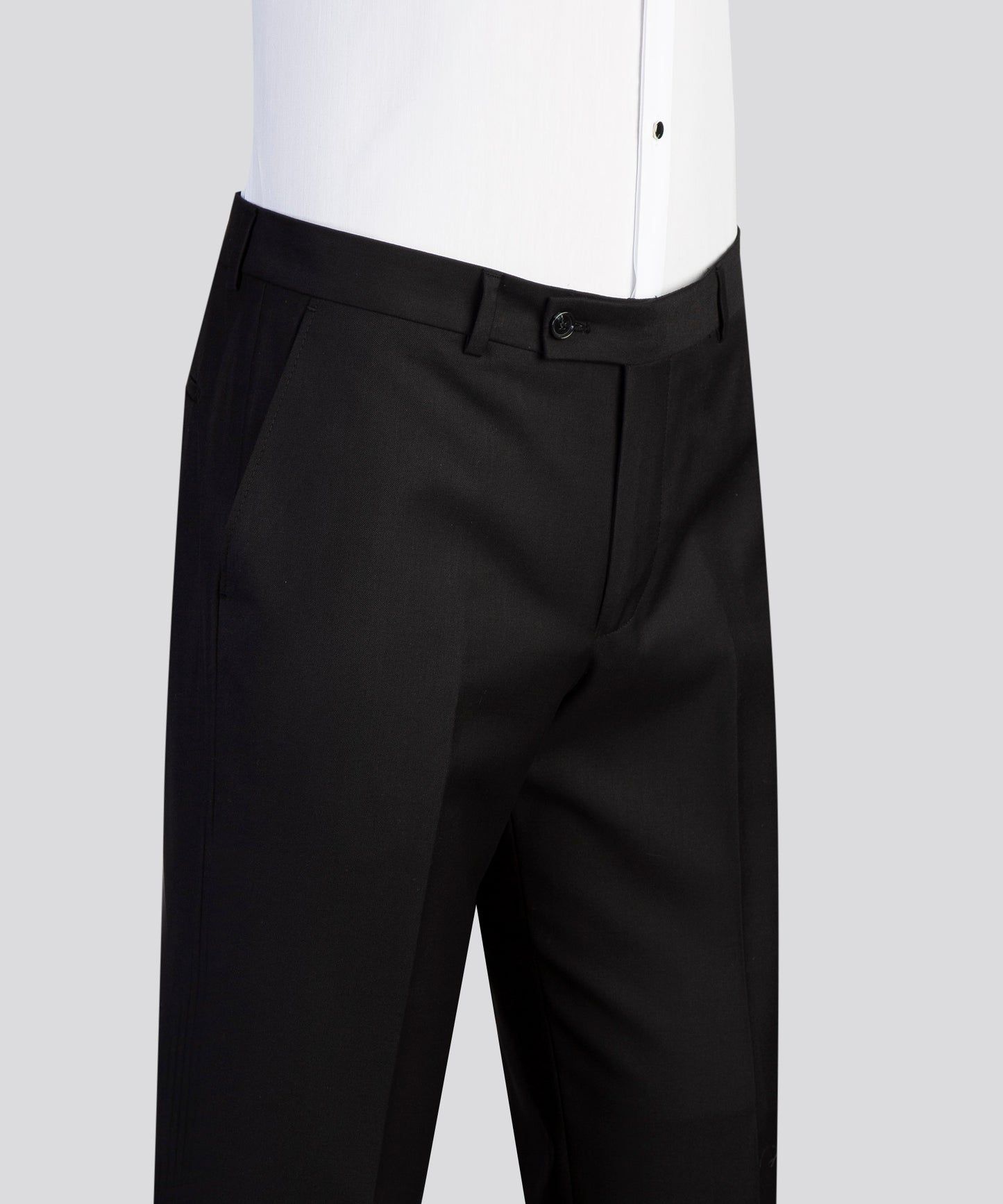 Black Belted Suit  pant