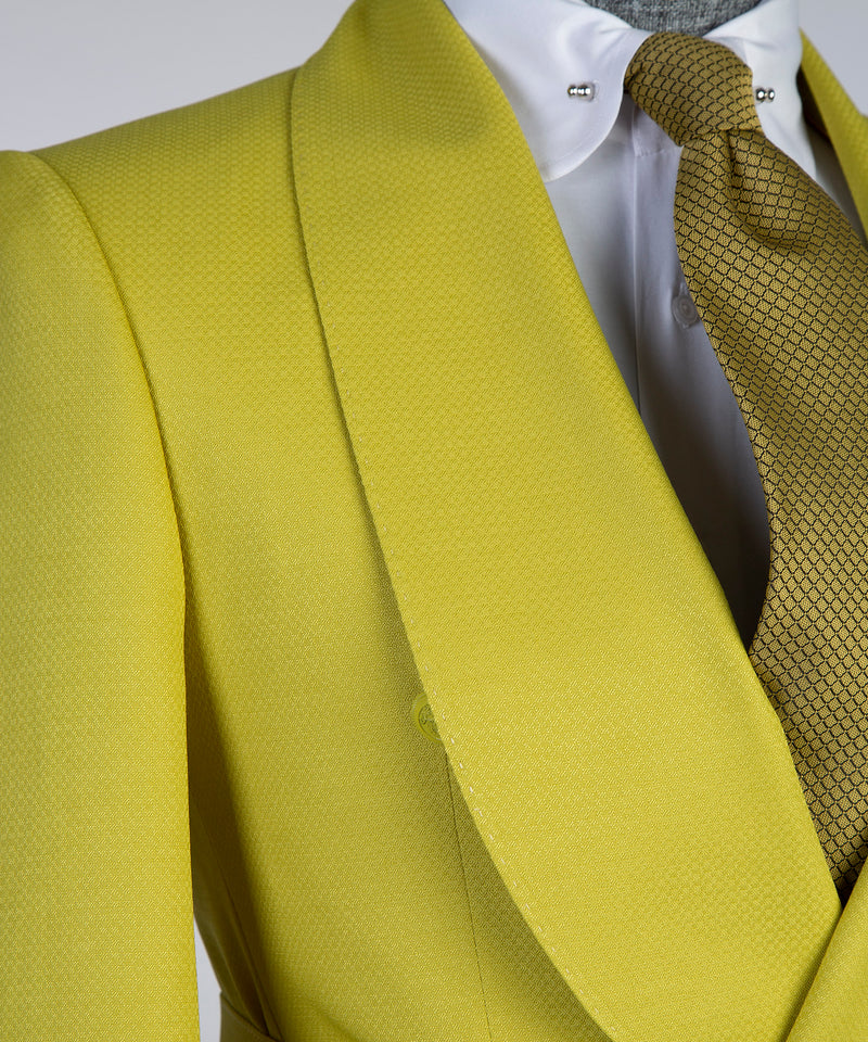 Belted Yellow Suit