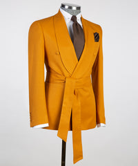 Belted Orange Suit