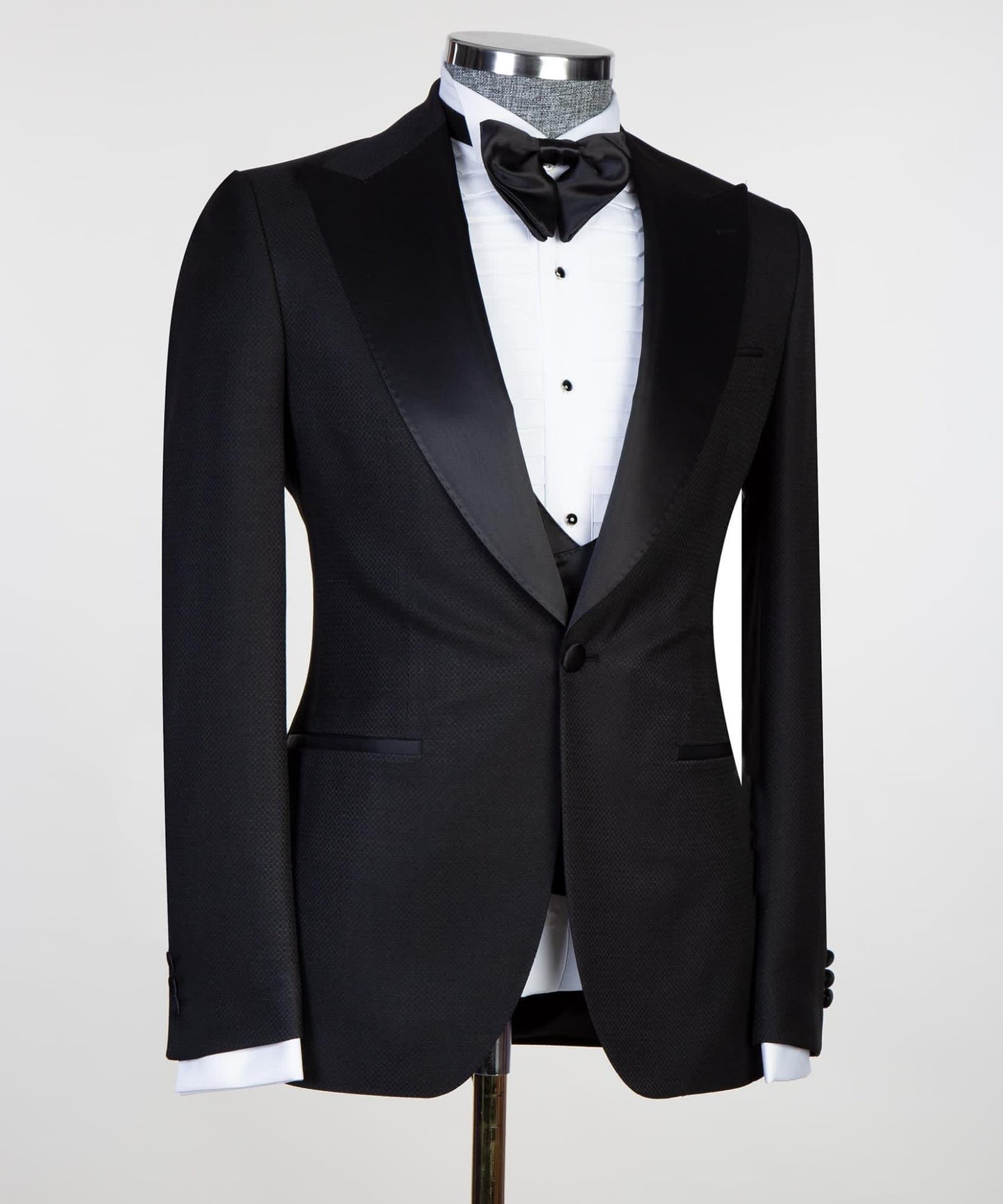 3-piece Black Tuxedo Wedding 