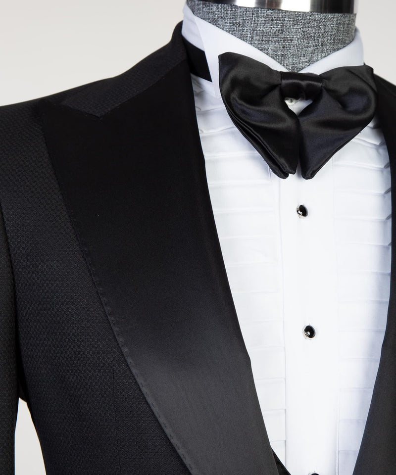 3-piece Black Tuxedo Wedding 