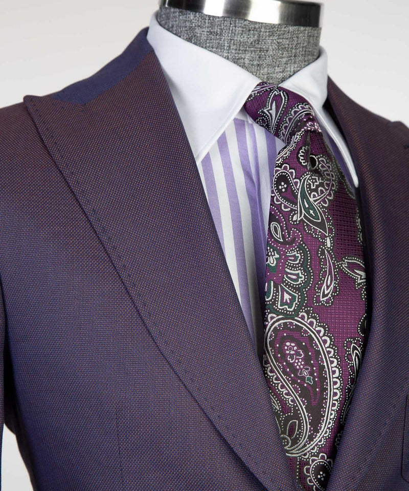 3 pieces Purple Business suit