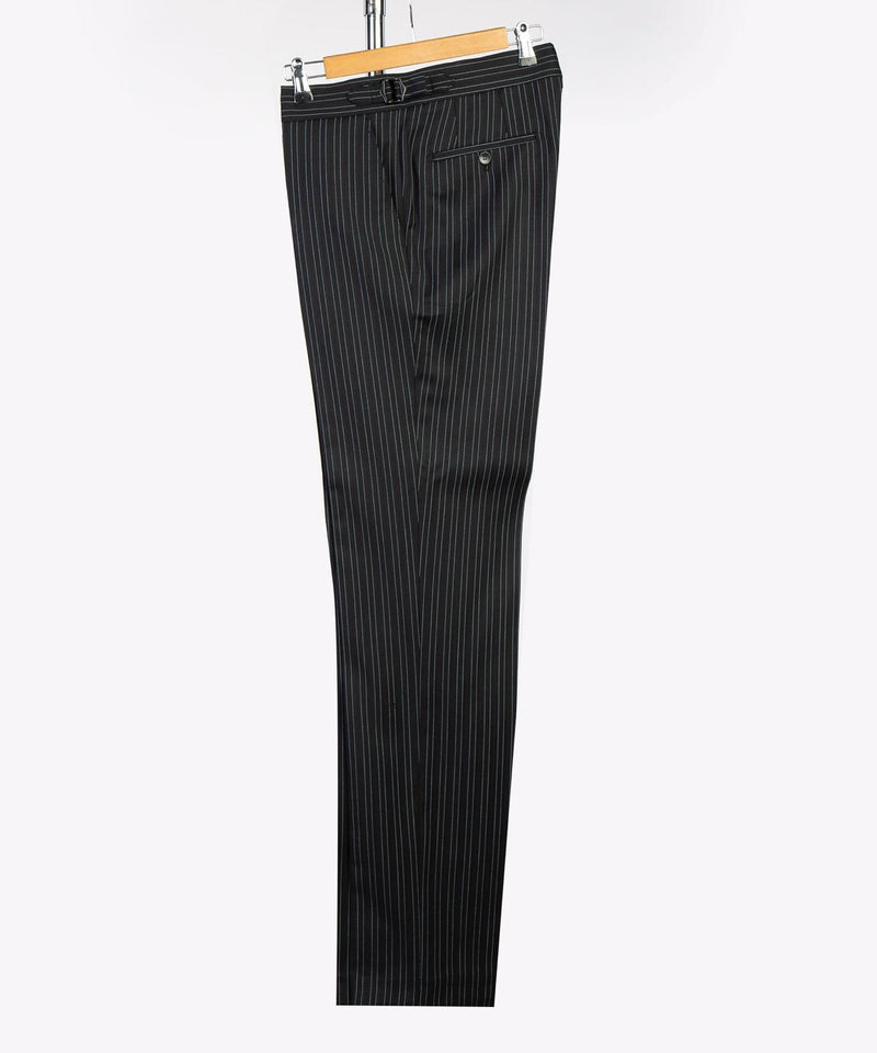 Black Patterned Luxury Suit Pant