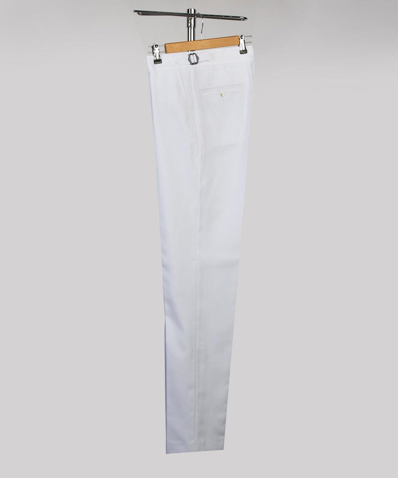 White Luxury Suit Pant