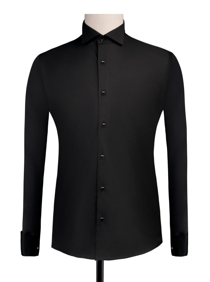 All Black Tuxedo Shirt 