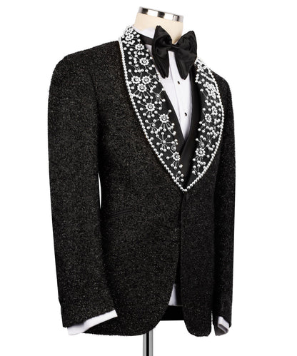 Anthracite Black Beaded Tuxedo