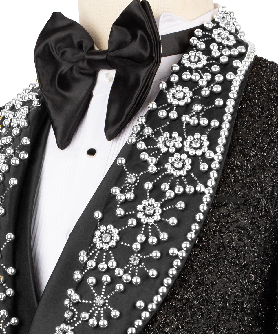 Anthracite Black Beaded Tuxedo