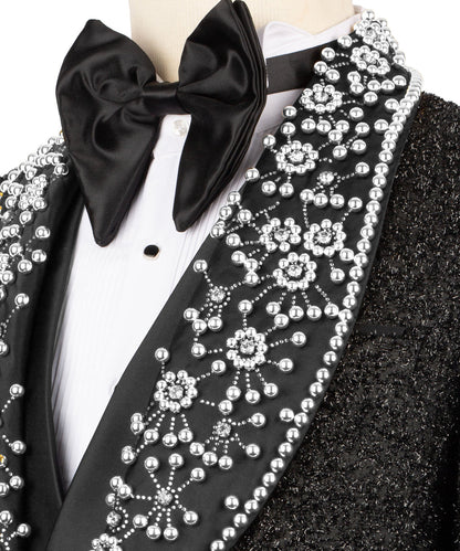 Anthracite Black Beaded Tuxedo