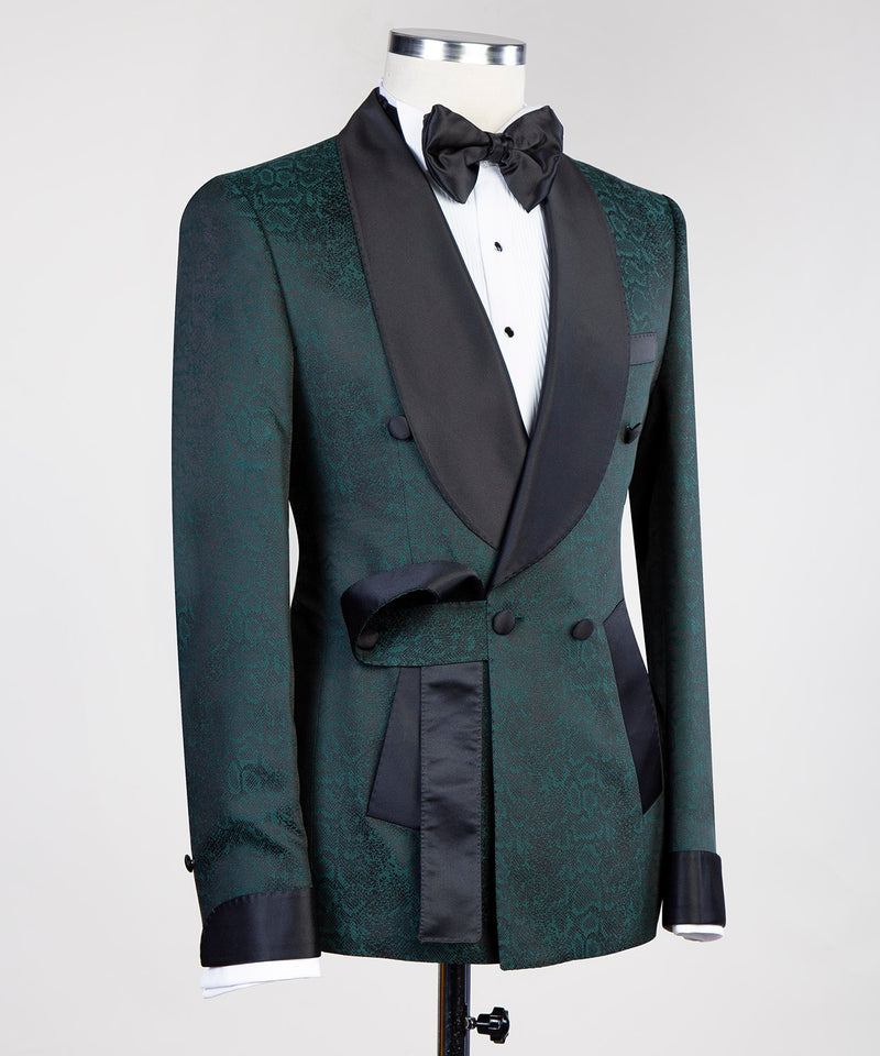 Belted Green Tuxedo