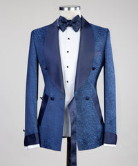 Belted Tuxedo Blue