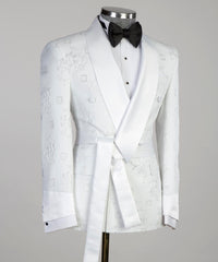 Belted Tuxedo White 