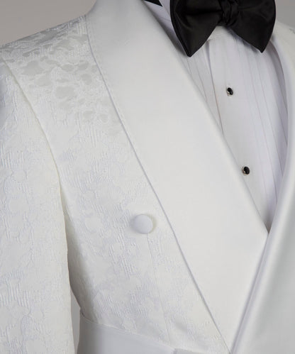 Belted White Tuxedo