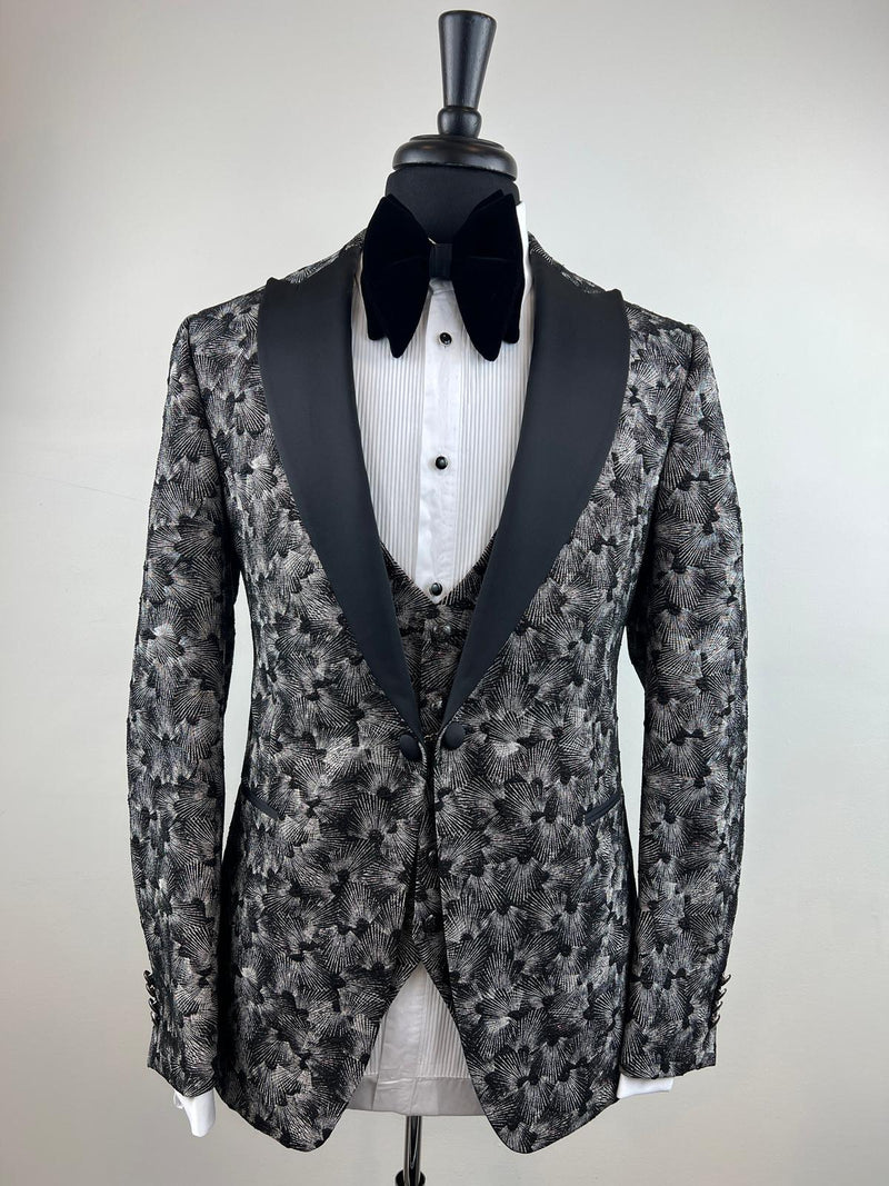 Black Floral Tuxedo