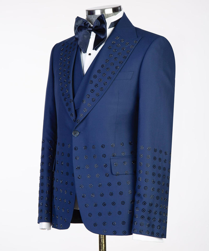 Black Stone Blue Suit