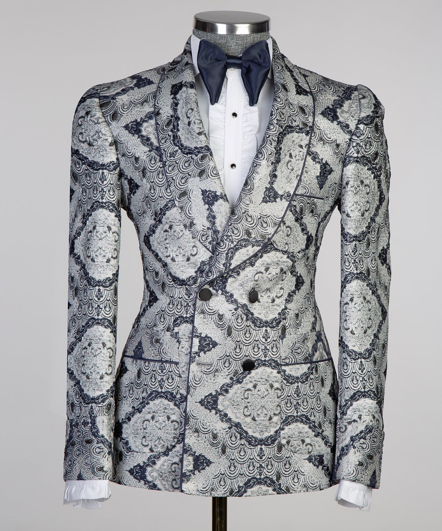 Blend Jacquard  Suit