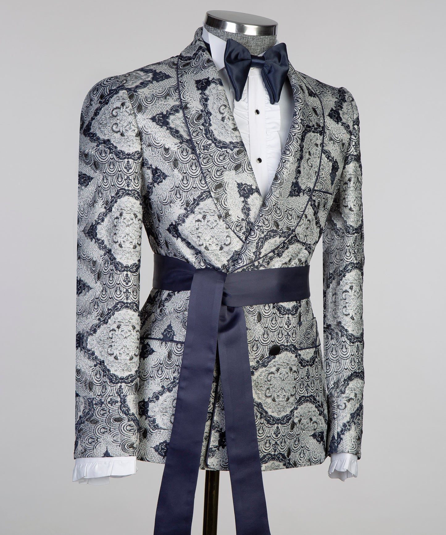 Blend Jacquard  Suit