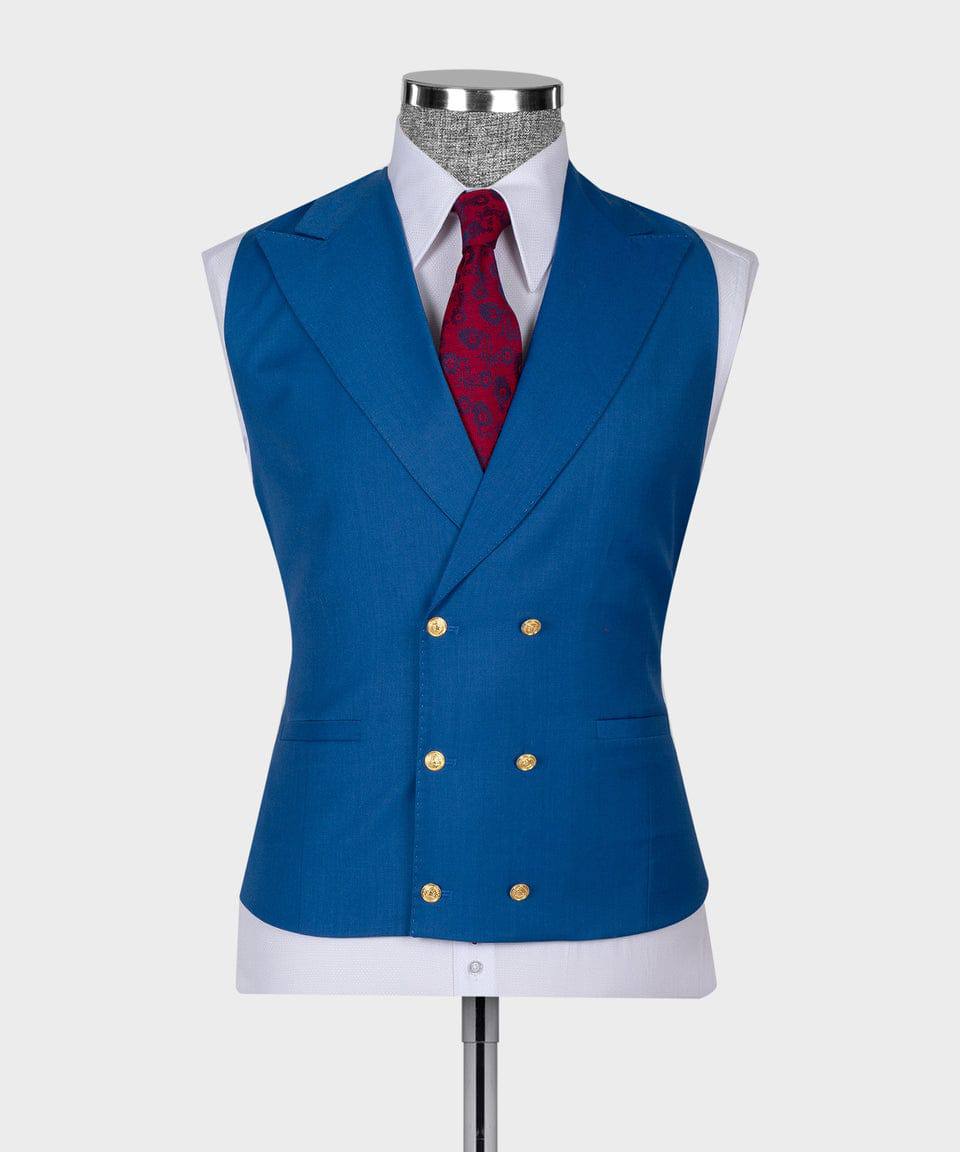Blue Virtuoso Three-piece Suit