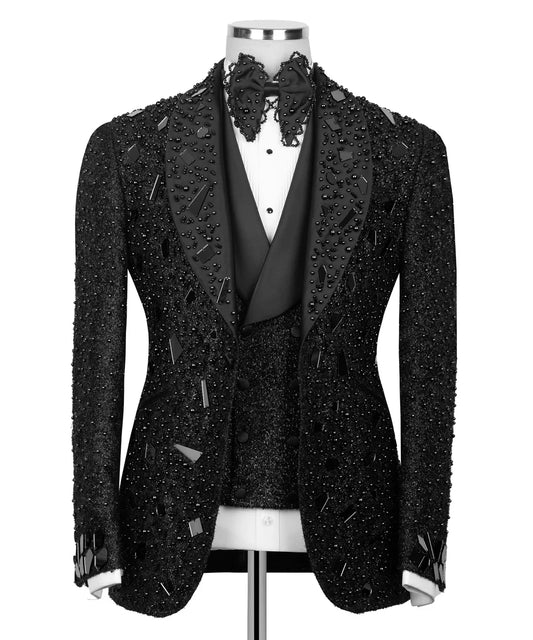 Broken Mirror Embellished Tuxedo
