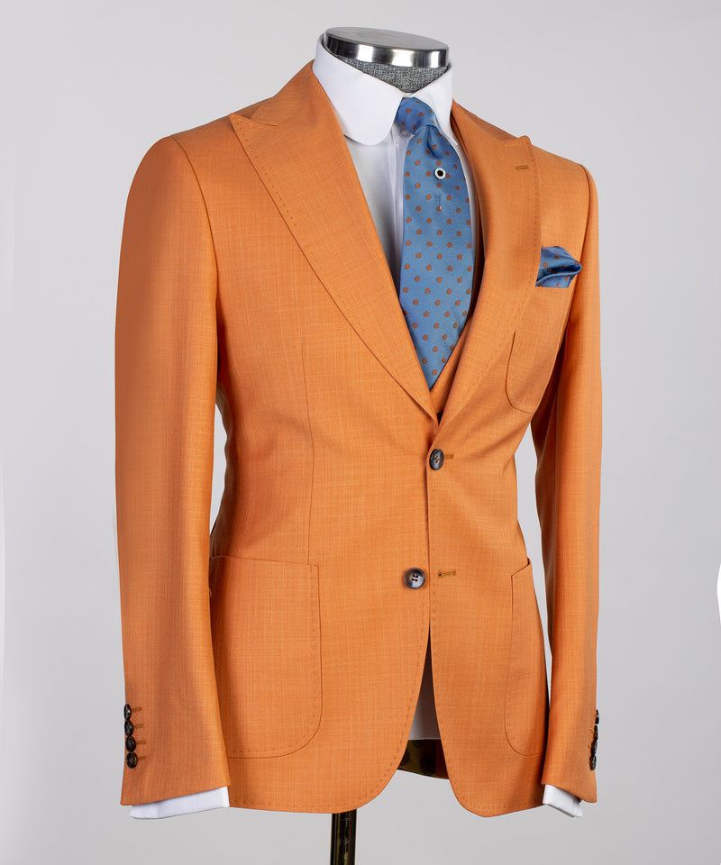 Classic Business Deep Orange Suit