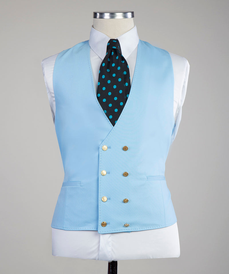 Classic Business Sky Blue Suit