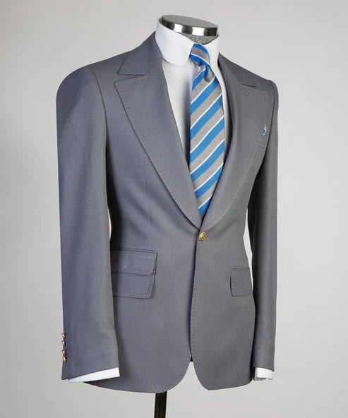 Classic Grey 3 Piece Suit 