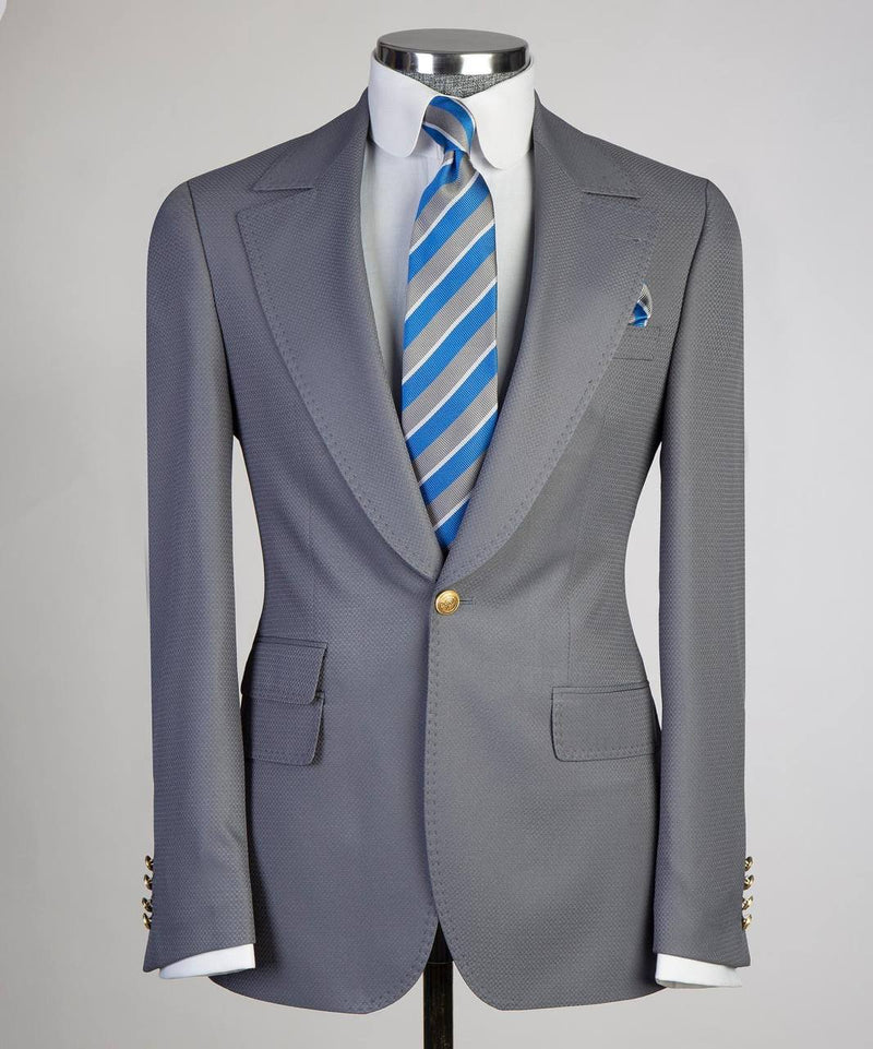 Classic Grey 3 Piece Suit 