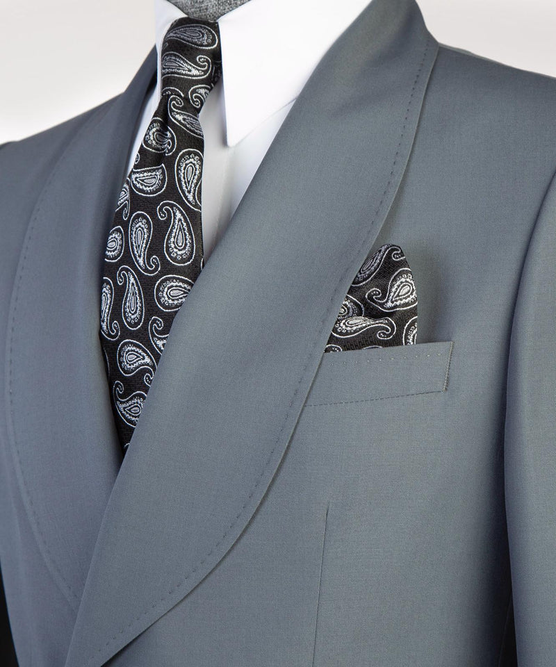 Classic Grey Suit For Men 